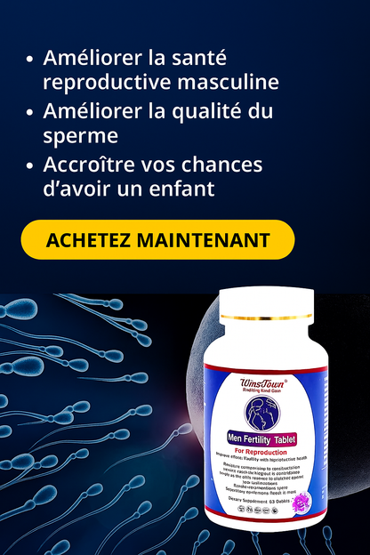 Men Fertility-Comprimés de Fertilitè pour Homme.Contenant 60 Comprimés.