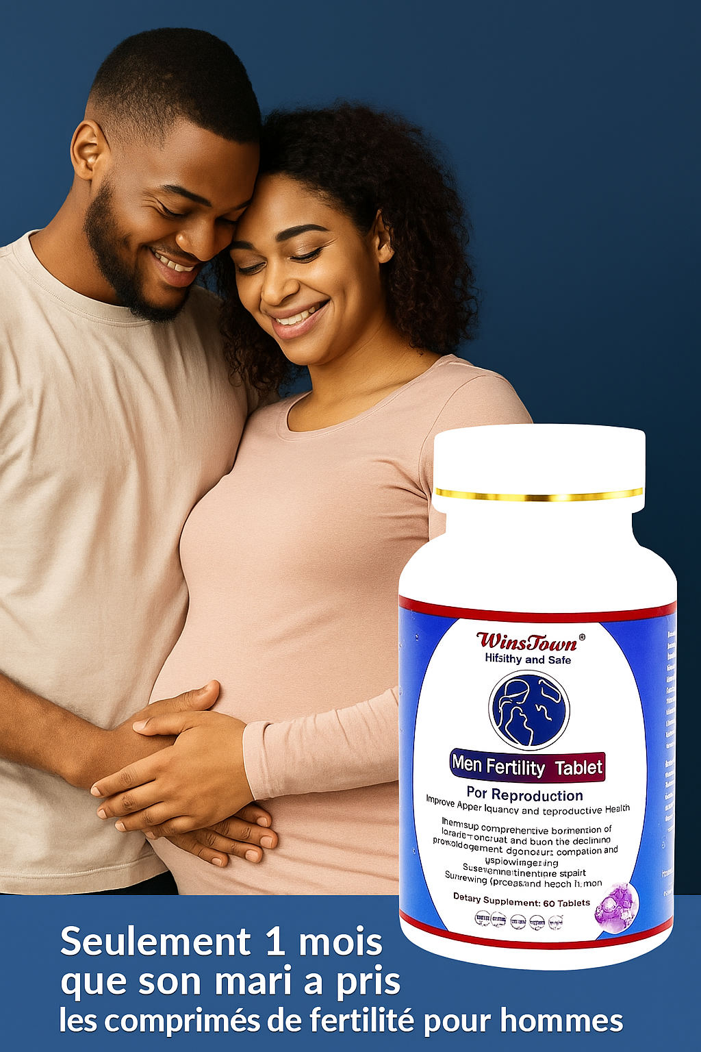 Men Fertility-Comprimés de Fertilitè pour Homme.Contenant 60 Comprimés.