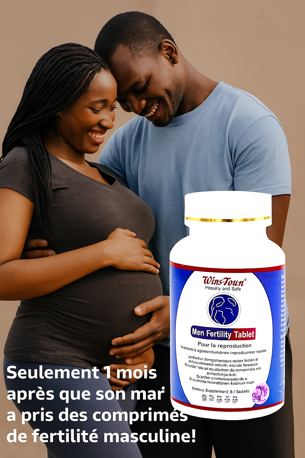 Men Fertility-Comprimés de Fertilitè pour Homme.Contenant 60 Comprimés.