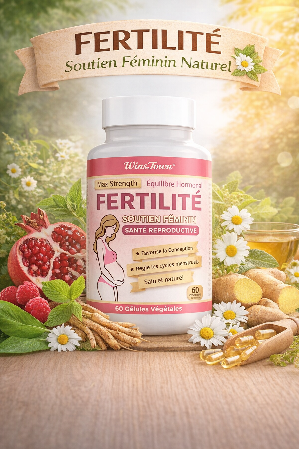 Fertility Female Support – Complément Alimentaire Féminin