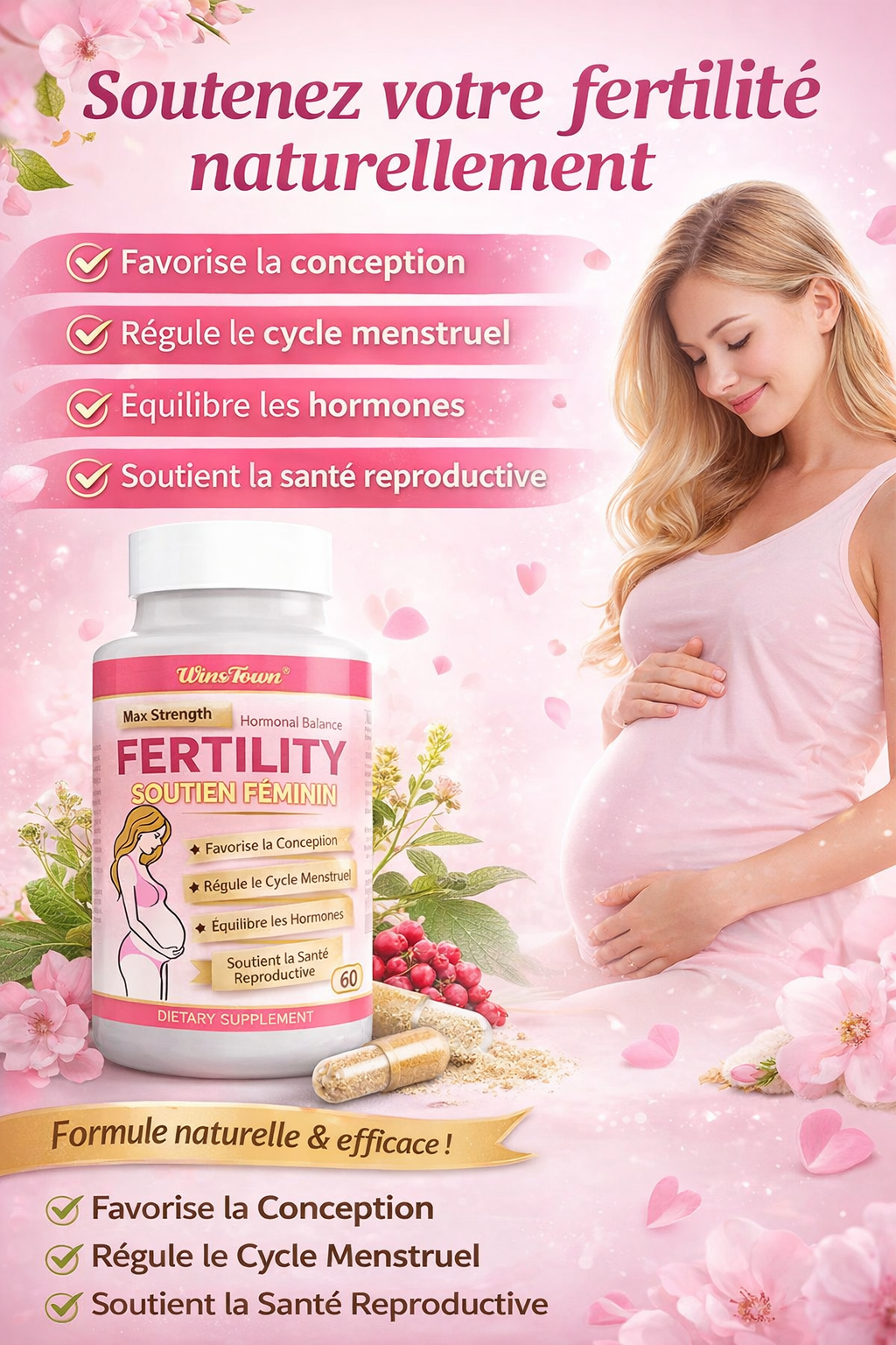 Fertility Female Support – Complément Alimentaire Féminin