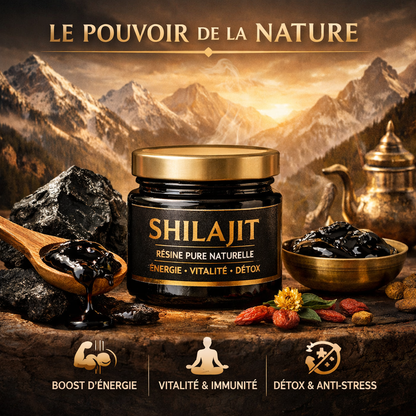 🌿 SHILAJIT PUR –ÉNERGIE, PUISSANCE & PERFORMANCE