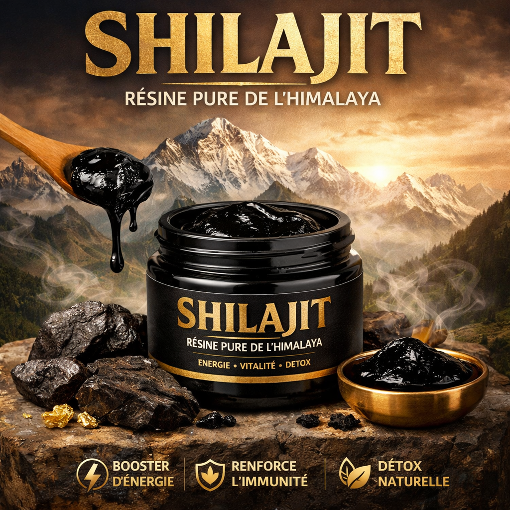 🌿 SHILAJIT PUR –ÉNERGIE, PUISSANCE & PERFORMANCE