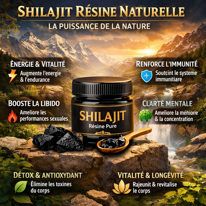 🌿 SHILAJIT PUR –ÉNERGIE, PUISSANCE & PERFORMANCE