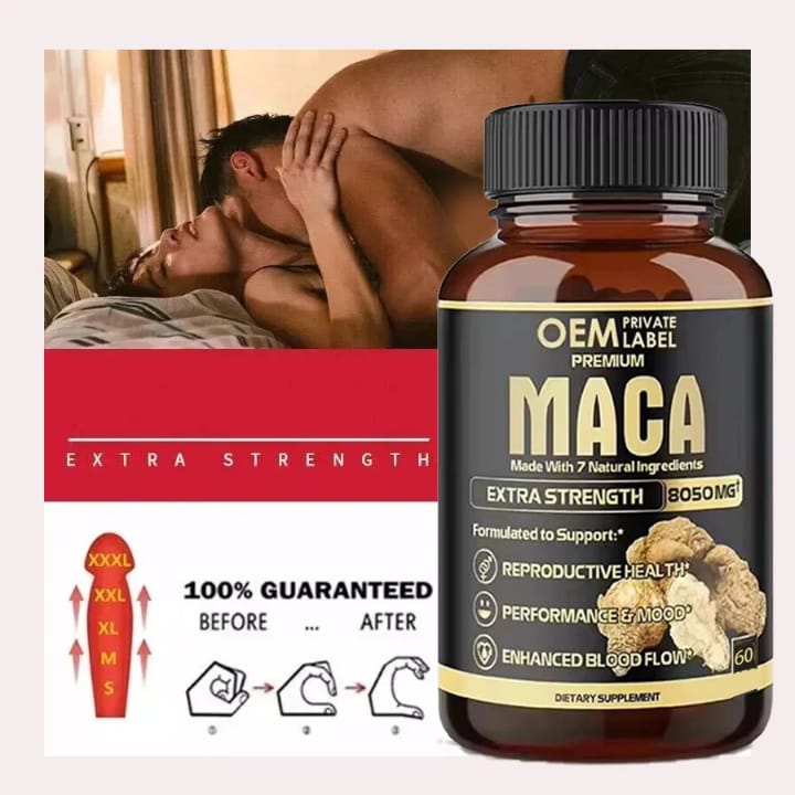 🌿 MACA EXTRA STRENGTH 7 EN 1 Puissance • Énergie • Vitalité Masculine
